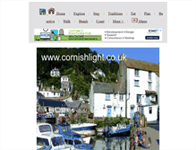 Tablet Screenshot of cornishlight.co.uk